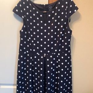 Blue Polka Dot dress